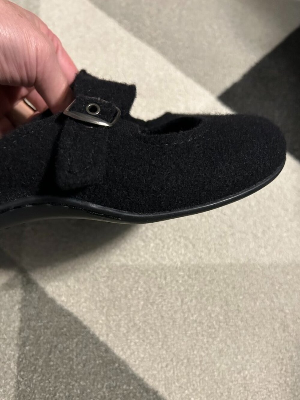 Dr. Andrew Weil Orthaheel WOOL Mary Jane Clogs Mules Slippers Women's EU 37/US 6 - Picture 4 of 12